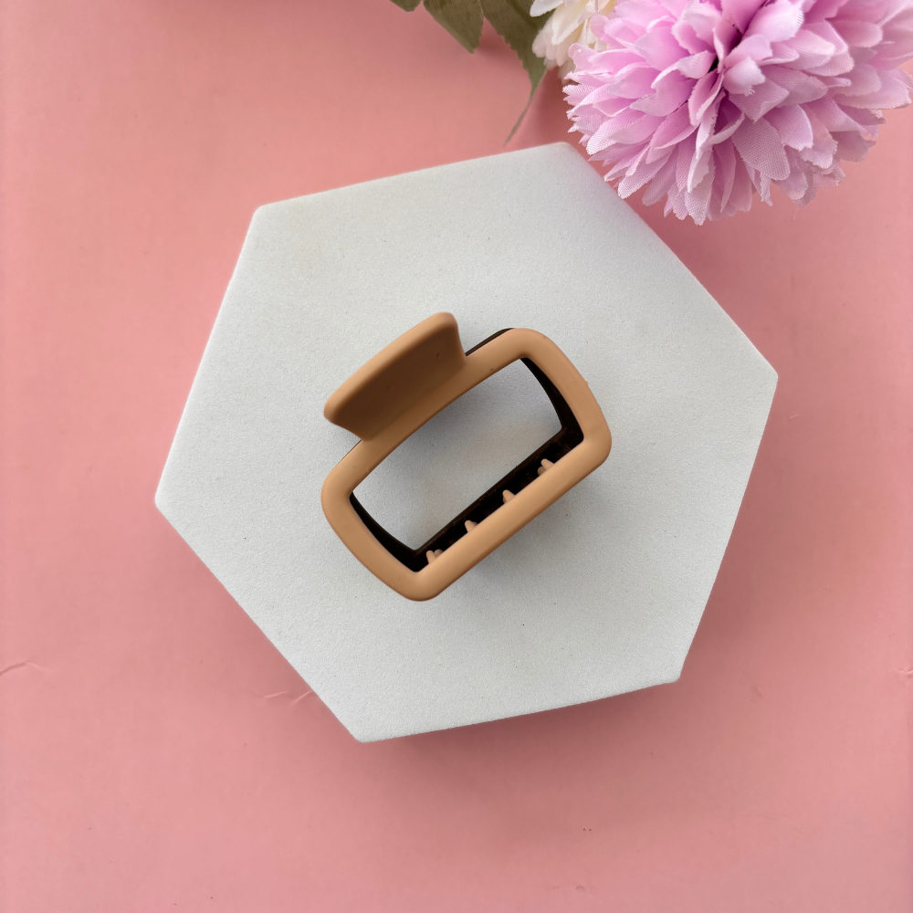 Dual Colour Square Hair Claw - Medium