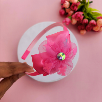 Bow Flower Headband