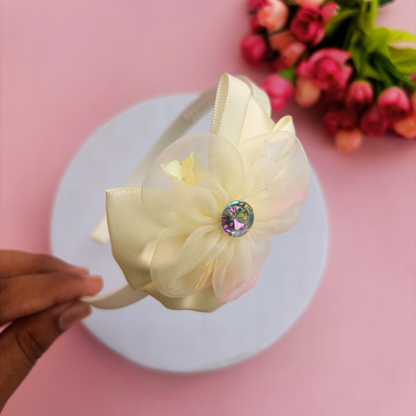 Bow Flower Headband