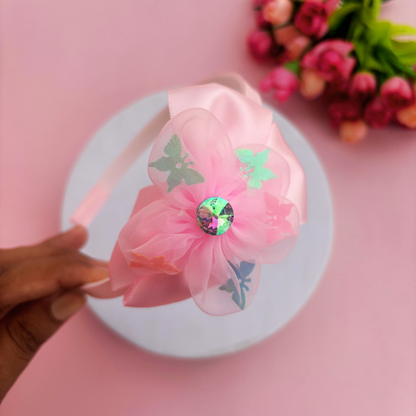 Bow Flower Headband