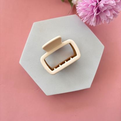 Dual Colour Square Hair Claw - Medium