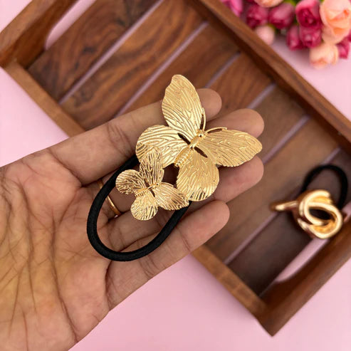 Dual Butterfly Pony Cuff