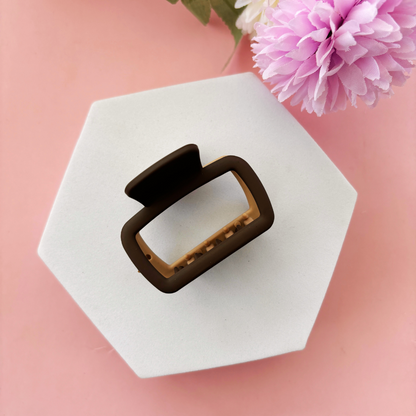 Dual Colour Square Hair Claw - Medium