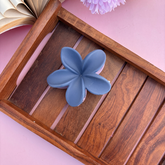 Dual Shade Flower Hair Claw - Small